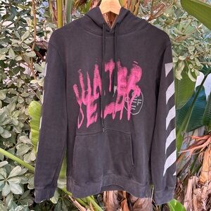Off-White 2013 Water Delay Hoodie Black S 20.5x26.5